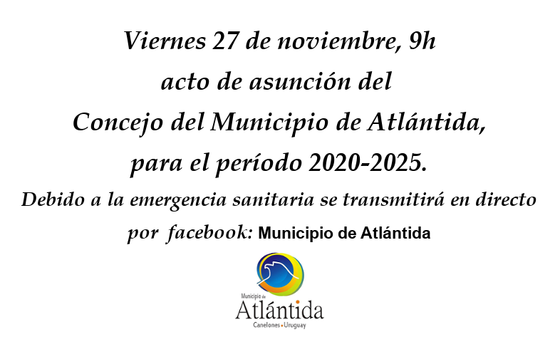 Acto de Asunción de nuevas Autoridades del Municipio de Atlántida