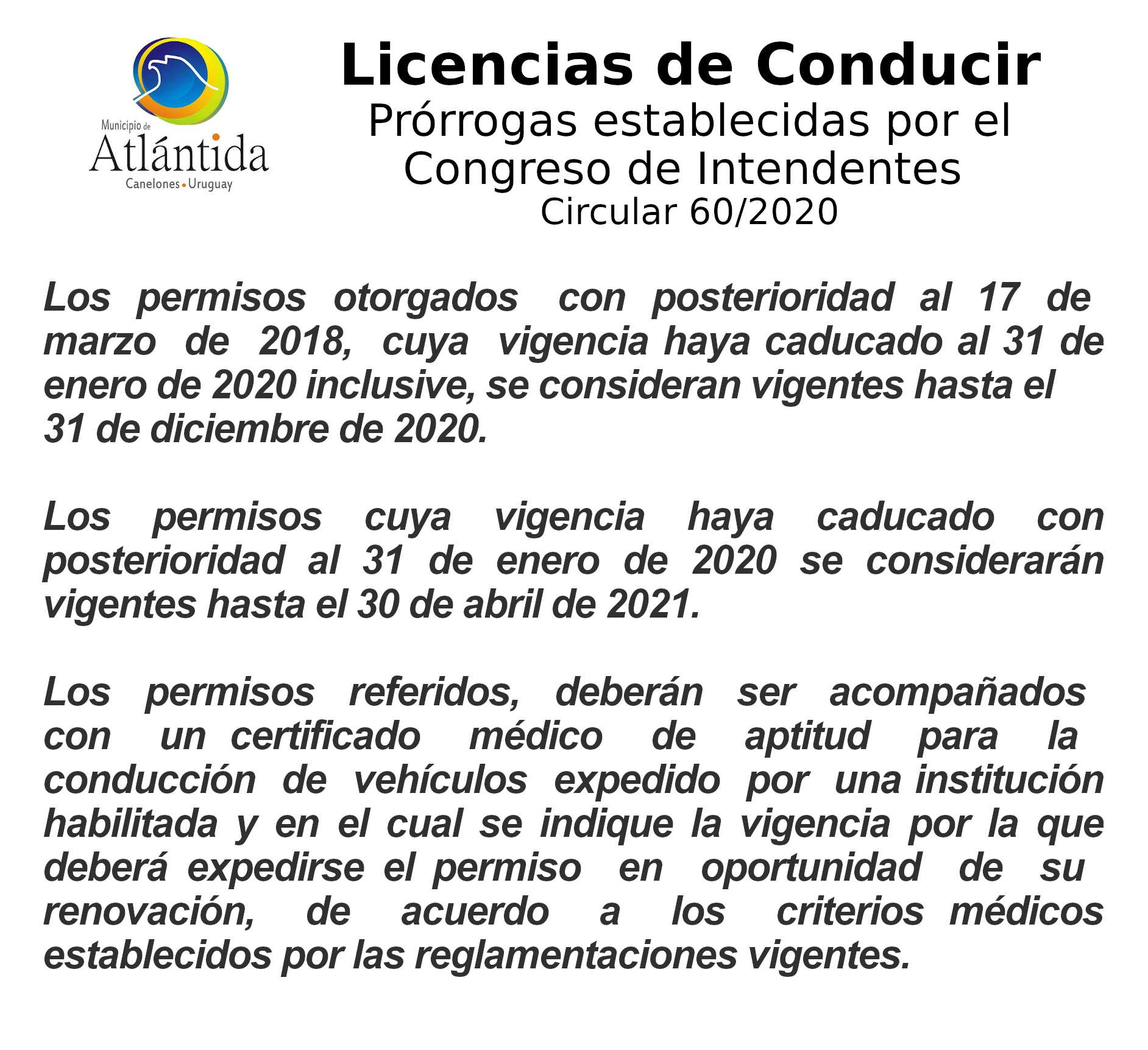 Licencias de conducir