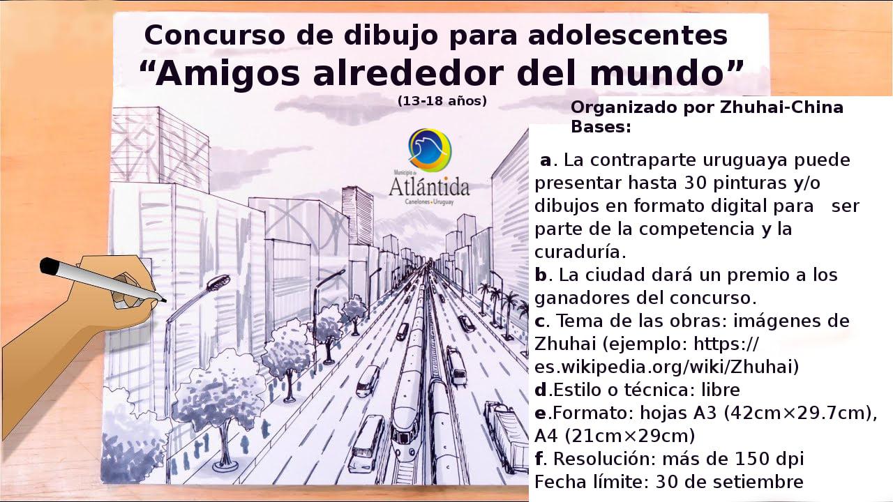 CONCURSO DE DIBUJO PARA ADOLESCENTES de 13 A 18 AÑOS