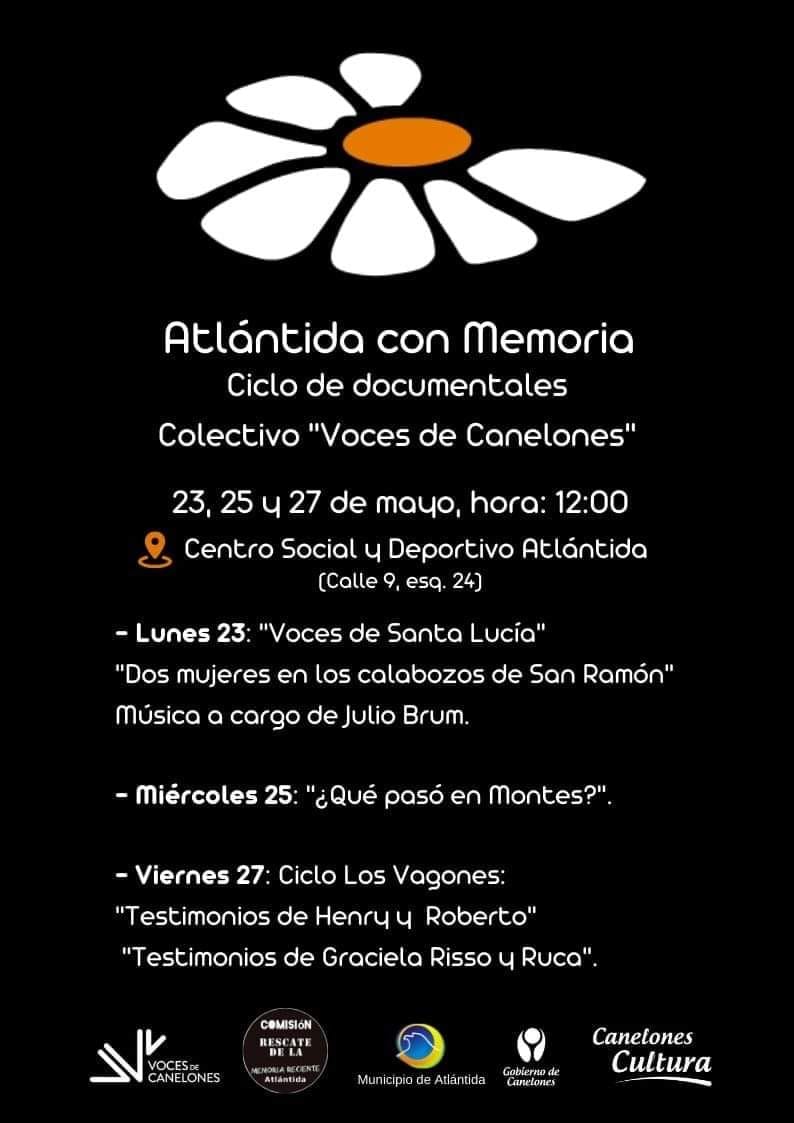 Documentales con Memoria en el Centro Social y Deportivo Atlántida