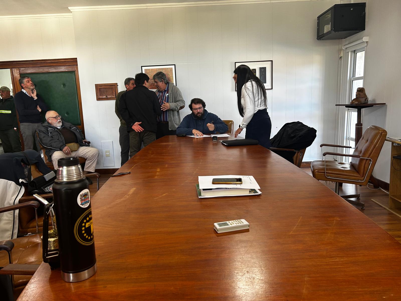 Firma de Acta de Cambio de Autoridades en el Municipio de Atlántida