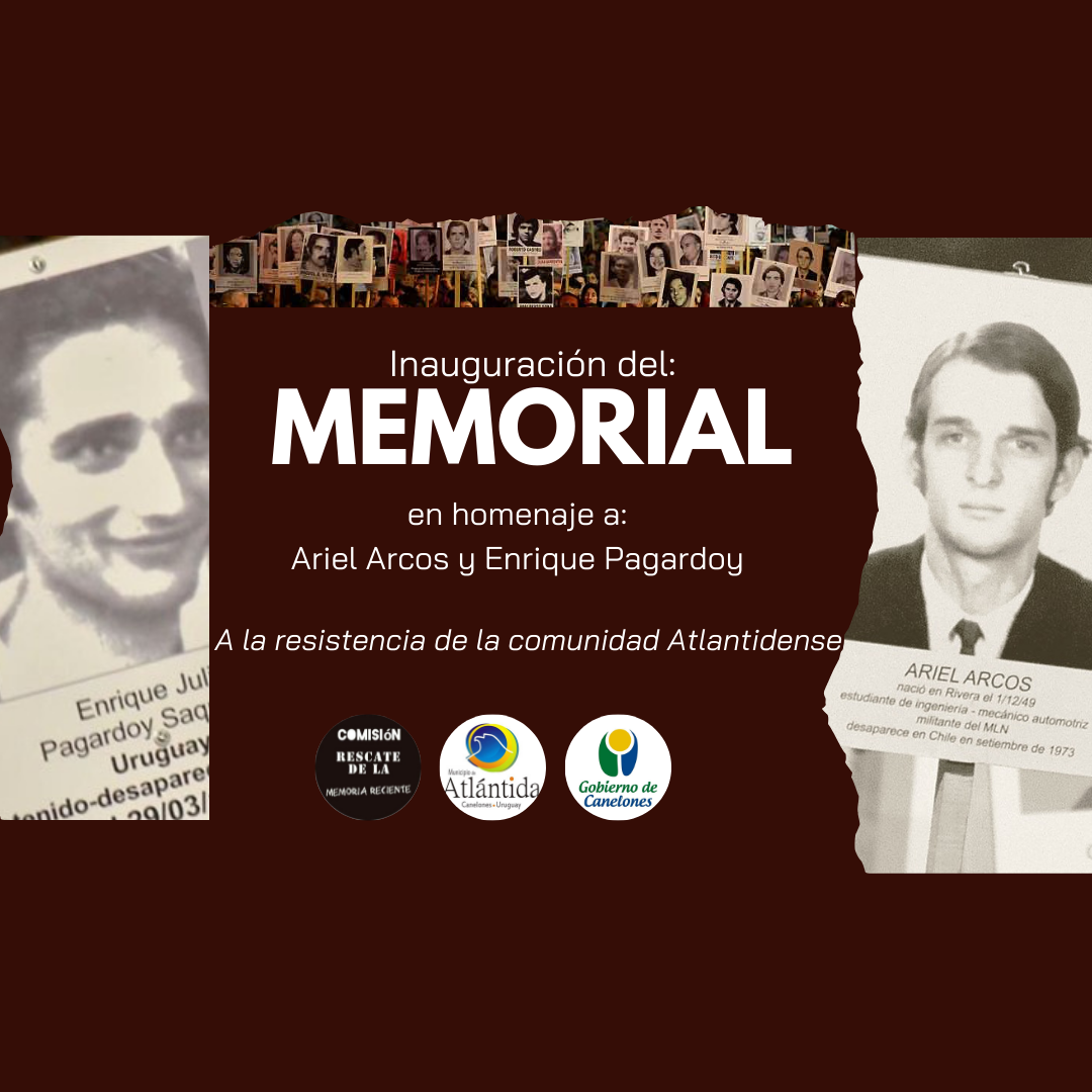 Inauguración del Memorial en Homenaje a Ariel Arcos y Enrique Pagardoy en el Espacio Luisa Cuesta