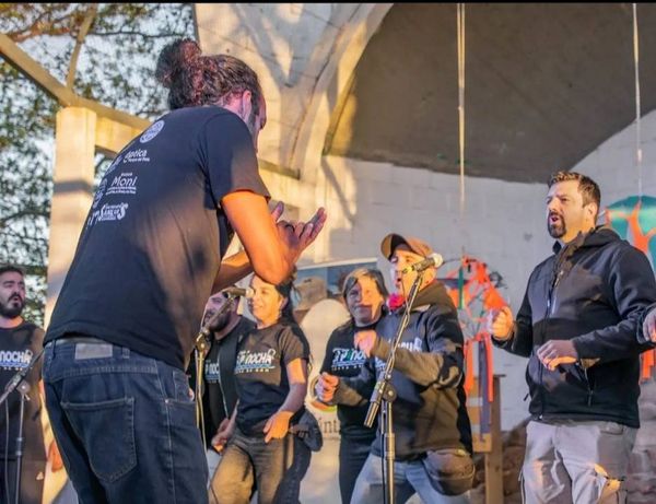 En el Parque Azul se celebro el 2° Encuentro Departamental de Murga de Canelones