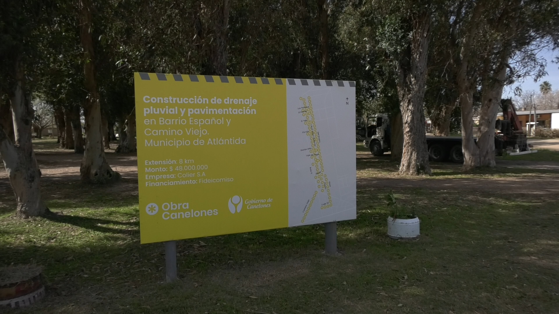 Obras que permitirán resolver problemas pluviales y pavimentar el barrio Español del Municipio de Atlántida