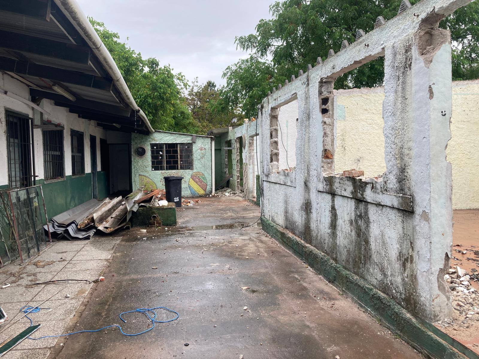 Obras de recuperación en el antiguo local de UTU