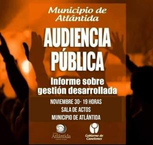 Audiencia Pública del Municipio de Atlántida