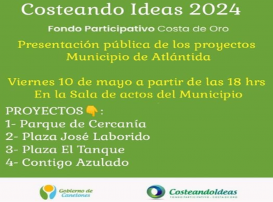 Presentación de Proyectos al COSTEANDO IDEAS 2024