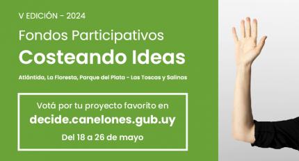 Comienza la votación para los fondo participativos Costeando Ideas 2024