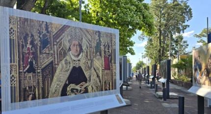 Muestra del MUSEO DEL PRADO de España presente en las calles de Atlántida