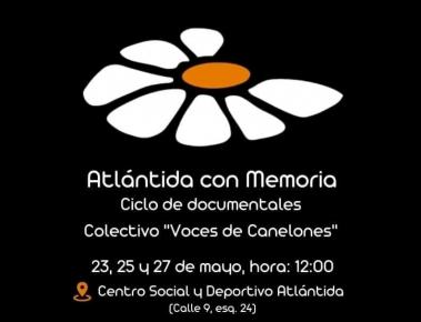 Documentales con Memoria en el Centro Social y Deportivo Atlántida