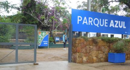 Inauguración del PARQUE AZUL en el ex zoo de Atlántida