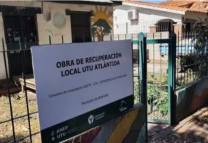 Obras de recuperación en el antiguo local de UTU