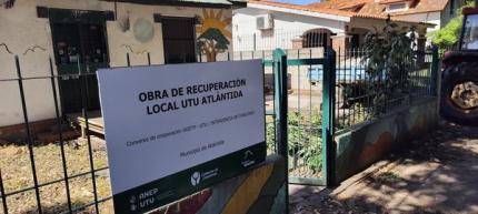 Obras de recuperación en el antiguo local de UTU